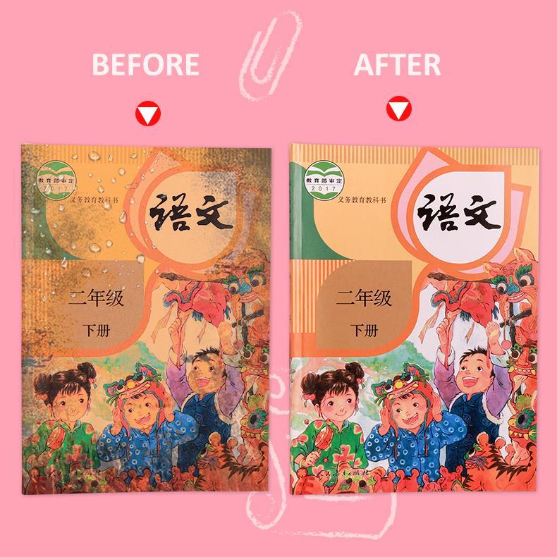 10/20/50/100Pcs Self-Stick Book Wrapper - Waterproof Diamond Cover Film  (For Notebooks, Journals, Libro)