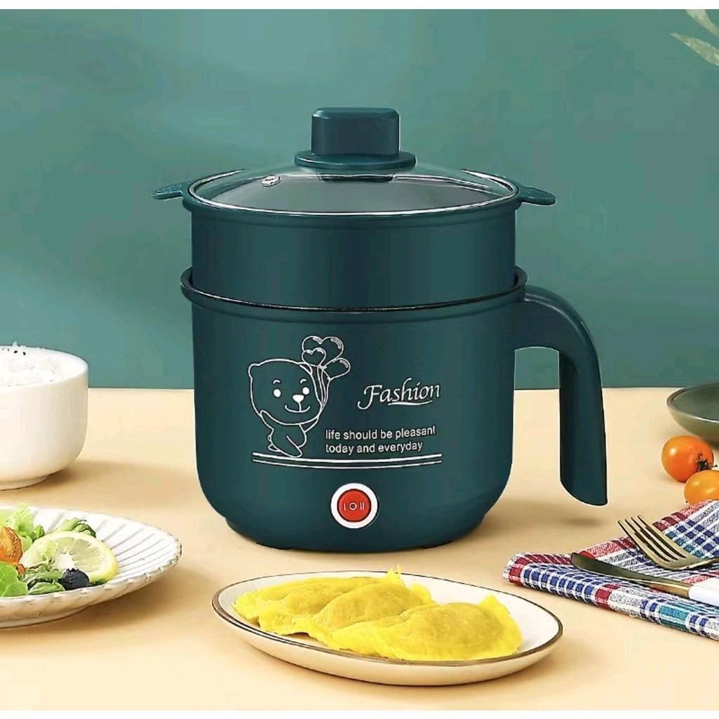 [COD] 1.8L Mini Multifunction Electric Hot Pot na May Non-Stick Inner Pot - Kagamitan sa Pagluluto