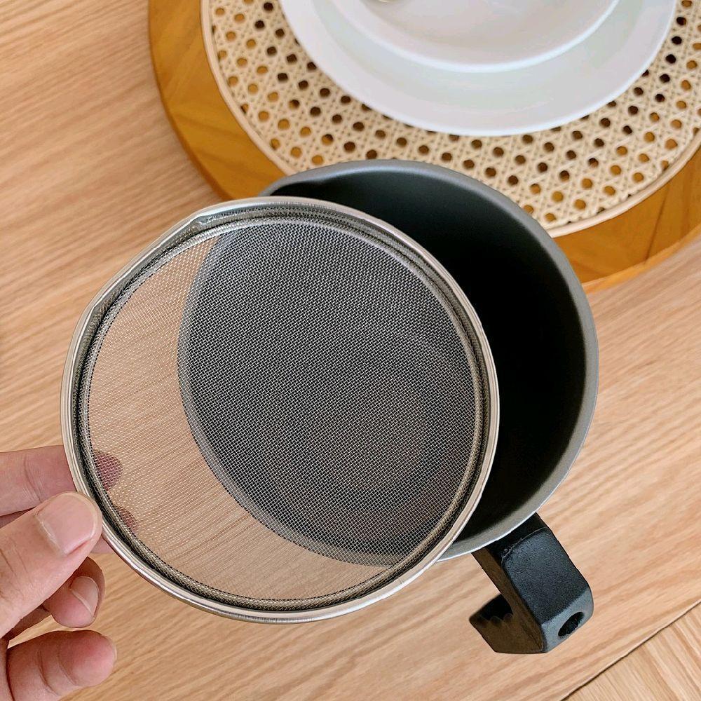 1.4L Stainless Steel Oil Dispenser Bottle - Premium Kitchen Oil Storage with Red Drip-Free Spout | Rustproof & Airtight for Olive/Cooking Oil