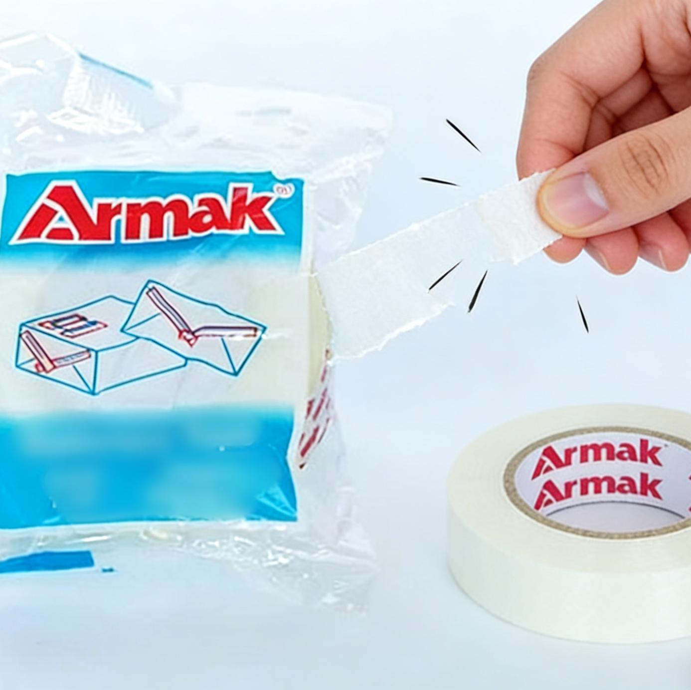 ARMAK 1 pulgadang Adhesive Tape | Multipurpose Scotch Tape para sa Stationery at Packaging
