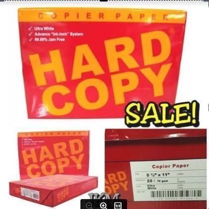 Hard Copy Bond Paper A4 Size 500 Sheets Ultra White 20/70 gsm para sa mga Copier at Inkjet Printer na Jam Free, Mataas na Kalidad ng Office Stationery