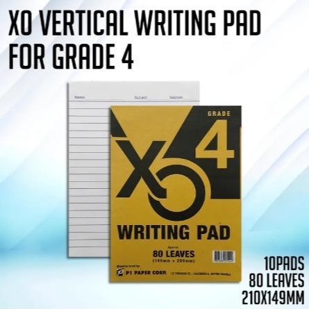 10PCS Grade 1-4 Writing Pads 80 Leaves Each 210mm x 143mm School Paper for Young Learners Ideal for Handwriting and Academic Skills