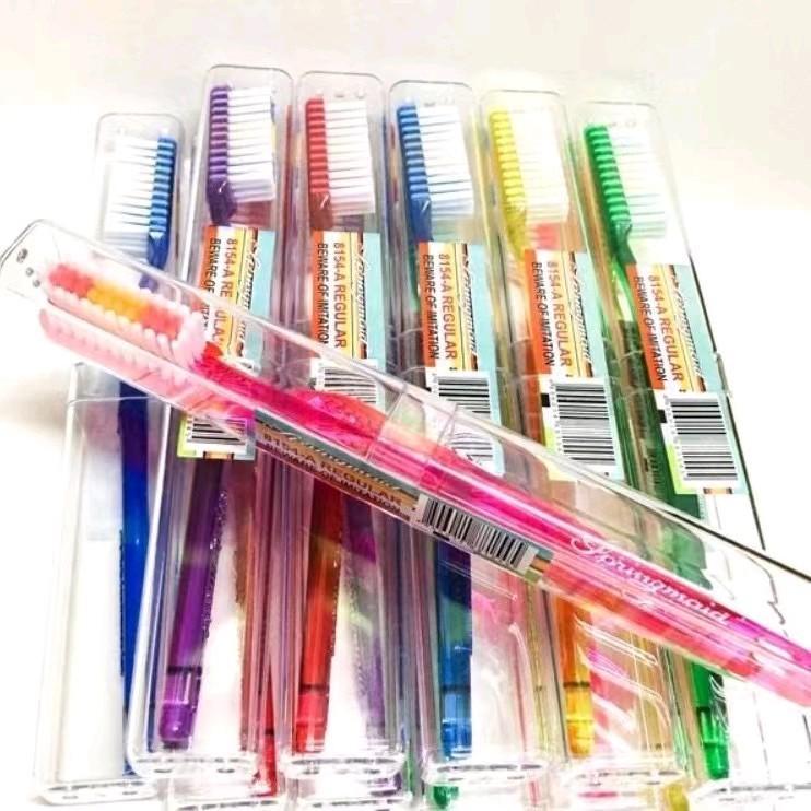 12PCS ORIGINAL SPRINGMAID TOOTHBRUSH WITH COVER