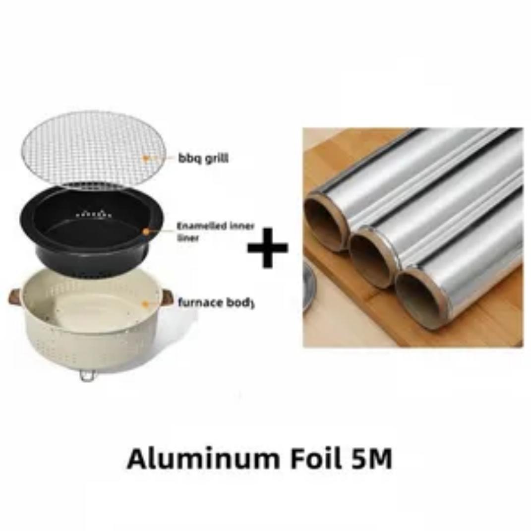 Multifunction Oven Tool Set na may Baking Tray at Aluminum Foil