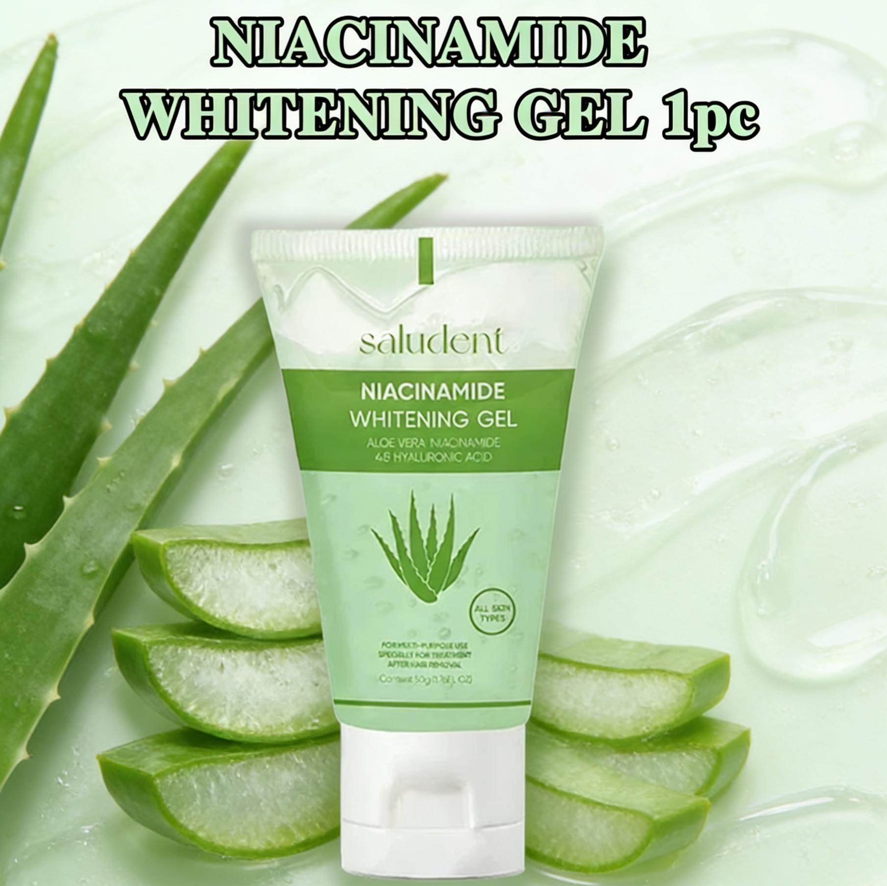 Saludent 2in1 Hair Removal & Aloe Vera Whitening Set (Hair Removal Cream + Whitening Gel) Walang Sakit na Makinis na Balat Nagpapaputi Best Seller PH Body Care Banayad na Pangangalaga sa Balat