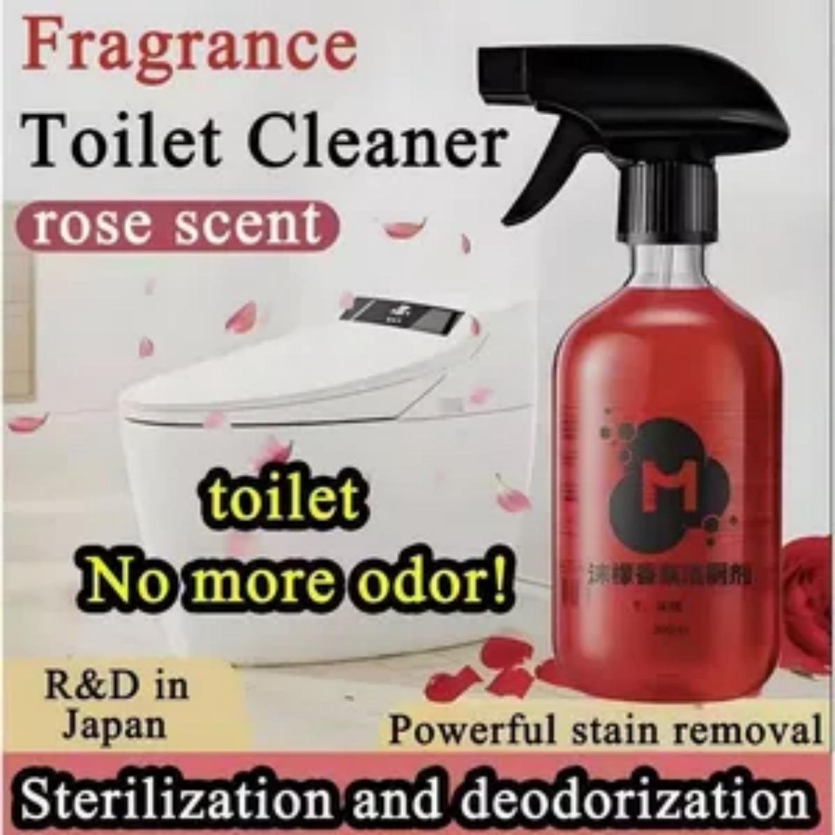 HY Toilet Cleaner Rose Scent 300ML - Powerful Stain Remover & Long-Lasting Fragrance