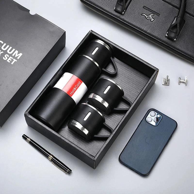 2025 Hot-selling 500ML Thermos Cup Set Vacuum Flask Insulated Tumbler Ideal Souvenir Water Bottle Jug Mug for Valentine's Day birthday  Gift Giveaways#bz15