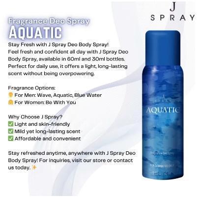 【COD】Buy 1 Take 1 - J Spray Blue Series 60ml (2pcs) | Long-Lasting Fragrance