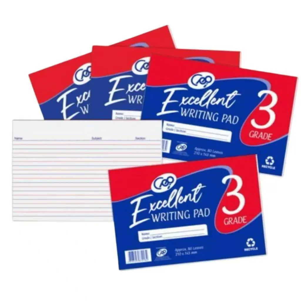 【COD】10 PADS Excellent Writing Pads - Grade 1, 2, 3, 4 - PRICE IS PER 10 PADS