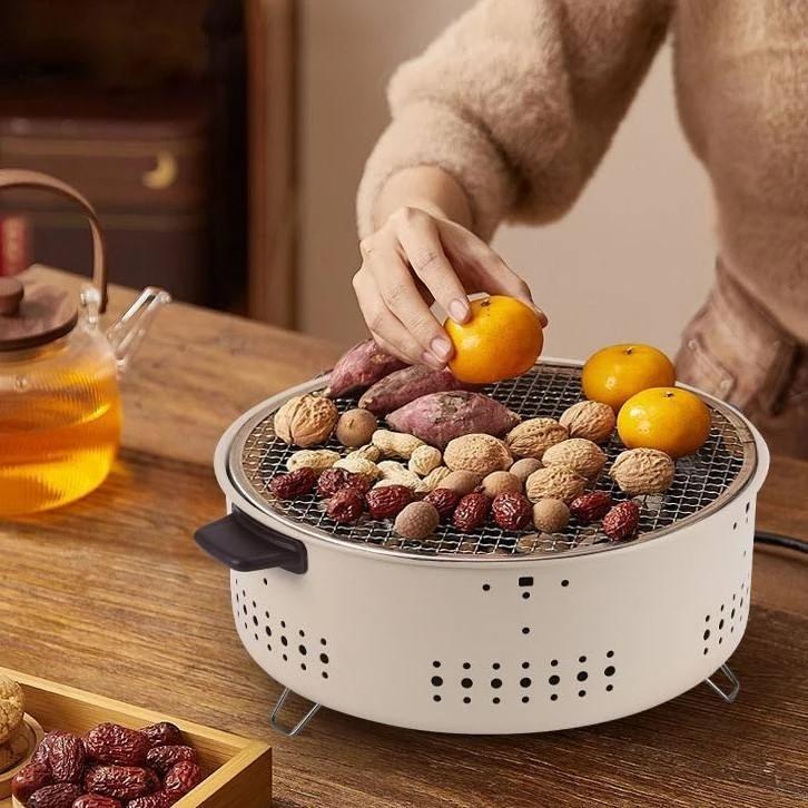 Portable Korean BBQ Grill - Outdoor Charcoal Smoker for Camping & Backyard | Foldable Design & Easy