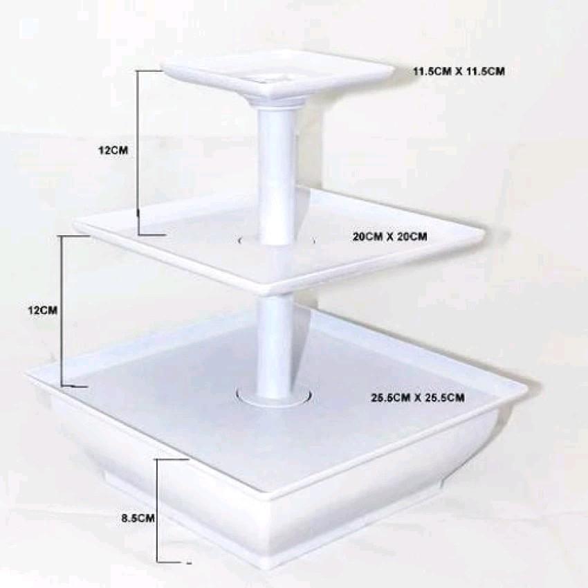 3-Layer Snack Cupcake Rack for Home Organizers