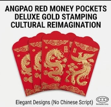 Angpao Red Money Pocket 100pcs BIG (3Box)
