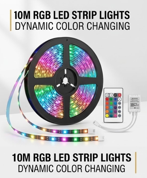 LED Strip Lights 10m RGB Color Changing LED Lights Strip