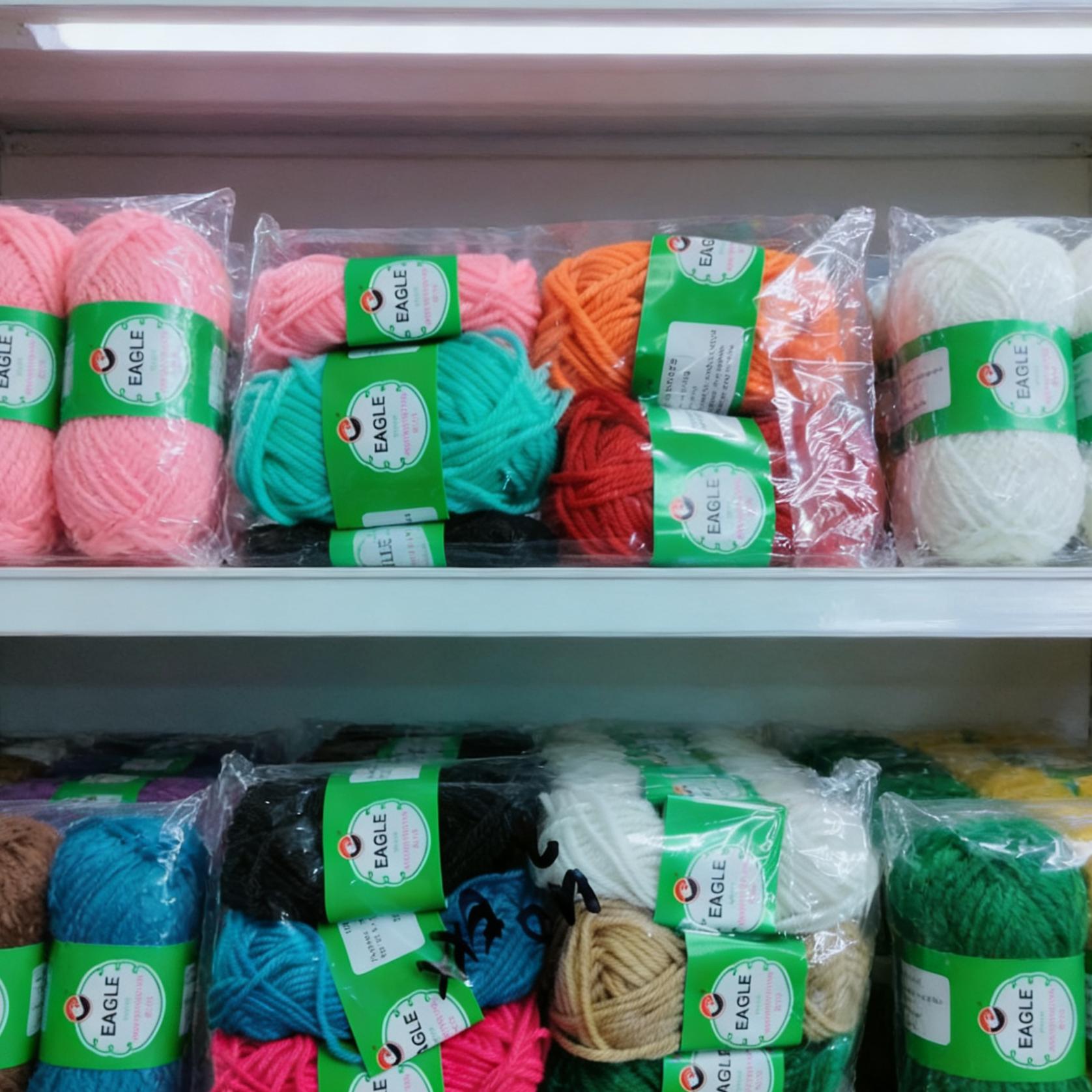 EAGLE Sinulid na Sari-saring Kulay 1Pack Malambot na Acrylic Crochet Knitting Yarn DIY Craft Textile Supplies Best Seller PH