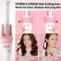 VIVIDO & VOGUA Hair Curling Iron Ceramic Mabilis Uminit na Professional Salon Hair Styling Tool Curler Para sa mga Babae Pinakamabenta PH