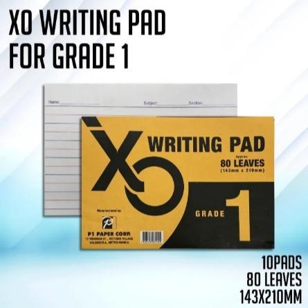 10 pirasong Writing Pads Baitang 1-4 80 Dahon Bawat Isa 210mm x 143mm Papel sa Paaralan para sa mga Batang Mag-aaral Perpekto para sa Pagsusulat at mga Kasanayan sa Akademiko