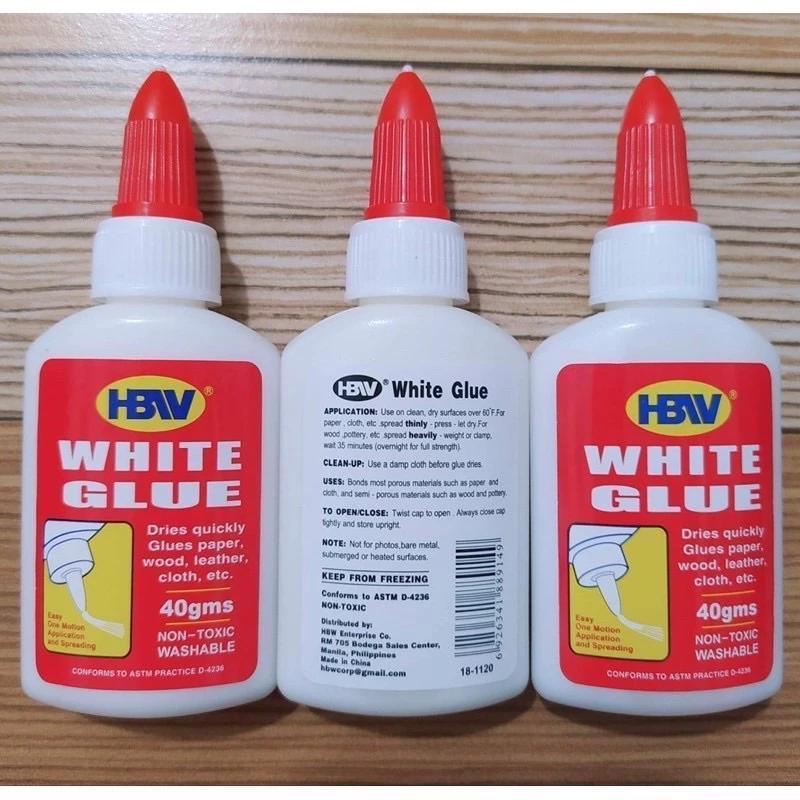 HBW Multipurpose White Glue 40g 100g Dries Quickly for Fast Projects