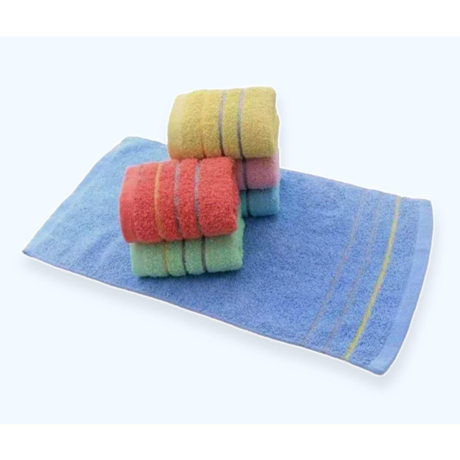 RANDOM DESIGN HAND TOWEL SET OF 12 BY CANNON, CHOICE OF COLOR OR WHITE, PACKED IN A SPER CASE