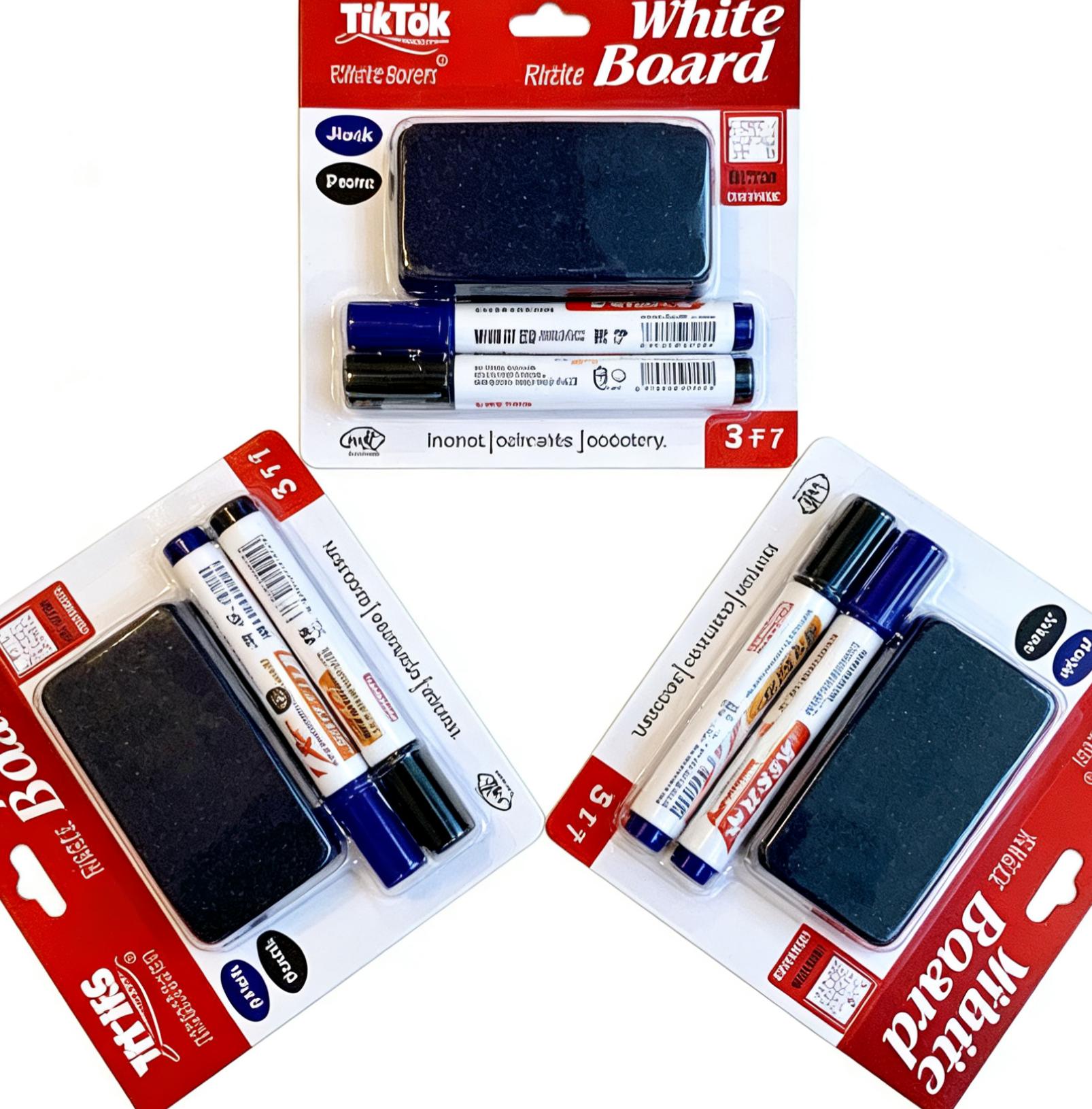 Whiteboard Marker at Eraser Set (Itim at Asul) Dry Erase Markers Reusable School Office Supplies Best Seller PH