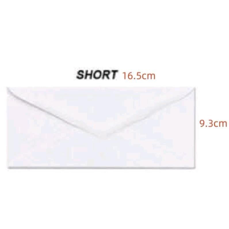 【WHOLESALE PRICE】500PCS White Envelopes ✨ Long & Short Sizes | Perfect for Business, Mailing & Events | Cash on Delivery (COD)