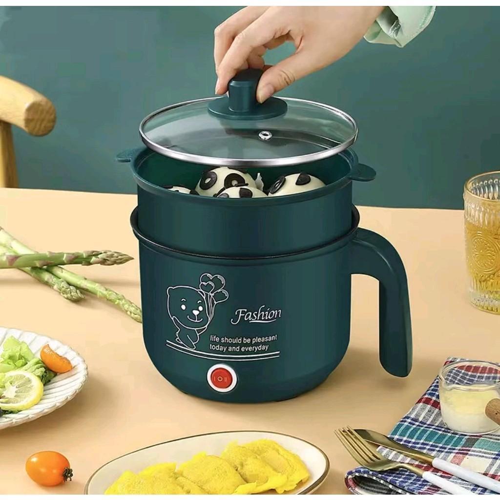 [COD] 1.8L Mini Multifunction Electric Hot Pot na May Non-Stick Inner Pot - Kagamitan sa Pagluluto