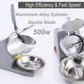 Heavy Duty Ice Crusher 500W Electric Ice Shaver Ice Blender Ice Smashing Machine (Plastic Body)