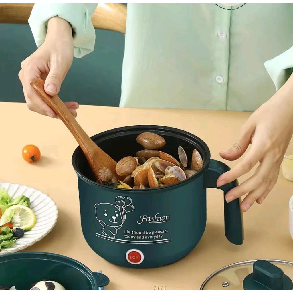 [COD] 1.8L Mini Multifunction Electric Hot Pot na May Non-Stick Inner Pot - Kagamitan sa Pagluluto