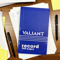 VALIANT Record Book 150 Pages 1PC School Office Supplies High Quality Notebook Journal