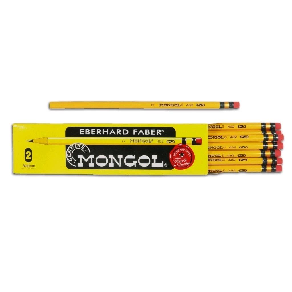【COD Available】Mongol #1-3/XL Wooden Pencils 12-Pack | Pre-Sharpened, Break-Resistant | School/Office/Exams
