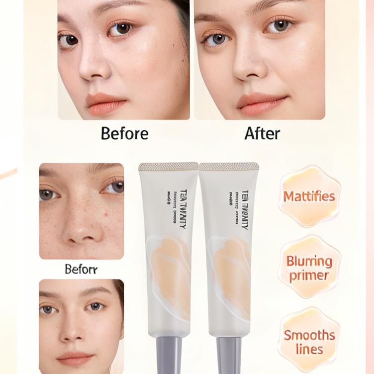 TENTWENTY Pore Minimizing Matte Primer | Makinis na Balat at Nagtatagal na Makeup Silky Oil Control Cosmetic