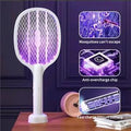 Electric Mosquito Killer Racket Rechargeable Mosquito Swatter Anti Mosquito Zapper 1PC Random Color