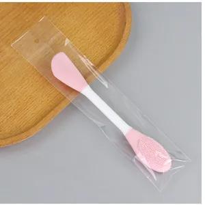 Facial Mask Brush Soft Silicone (Mint Green / Pink)