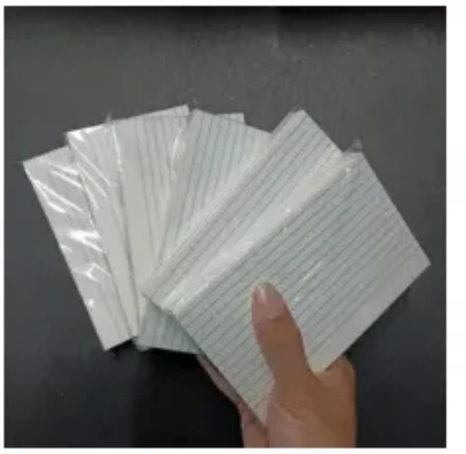 Makapal na Index Card Note Card Study Flash Card