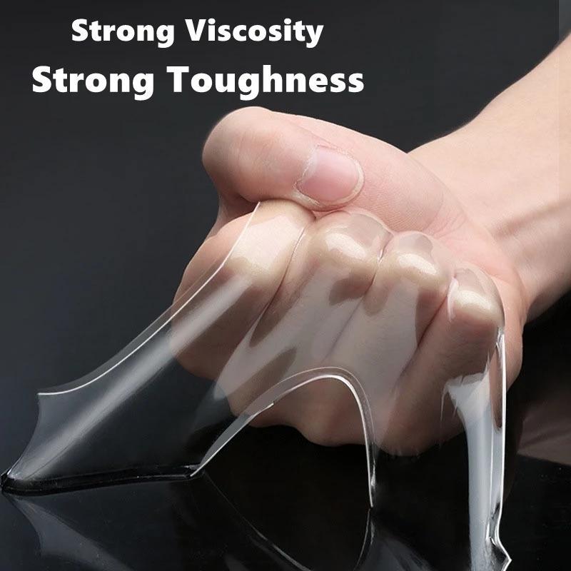 Nano Double-Sided Tape - 3M/5M Transparent, Reusable, Waterproof Adhesive for Home Use