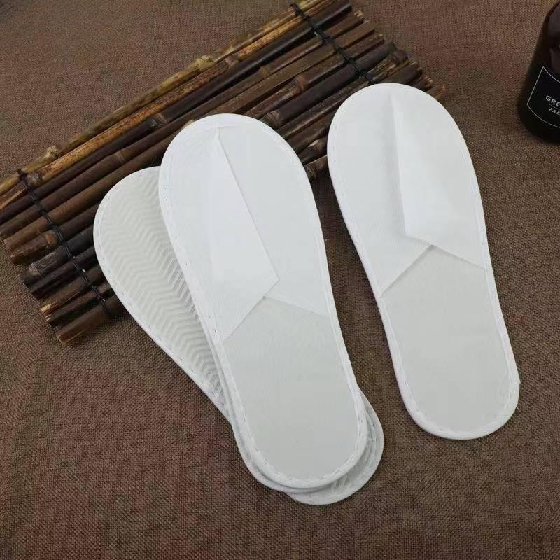Terry-cloth na Bukas at Nakasarang Toe na Pang-hotel na Tsinelas, Pang-spa na Sapatos, Disposable na Portable na Pang-bahay na Tsinelas