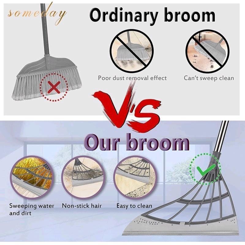 MAGIC BROOM TO CLEAN FLOOR SURFACE AND REMOVE DIRT AND HAIR HOUSEHOLD SILICON MOP