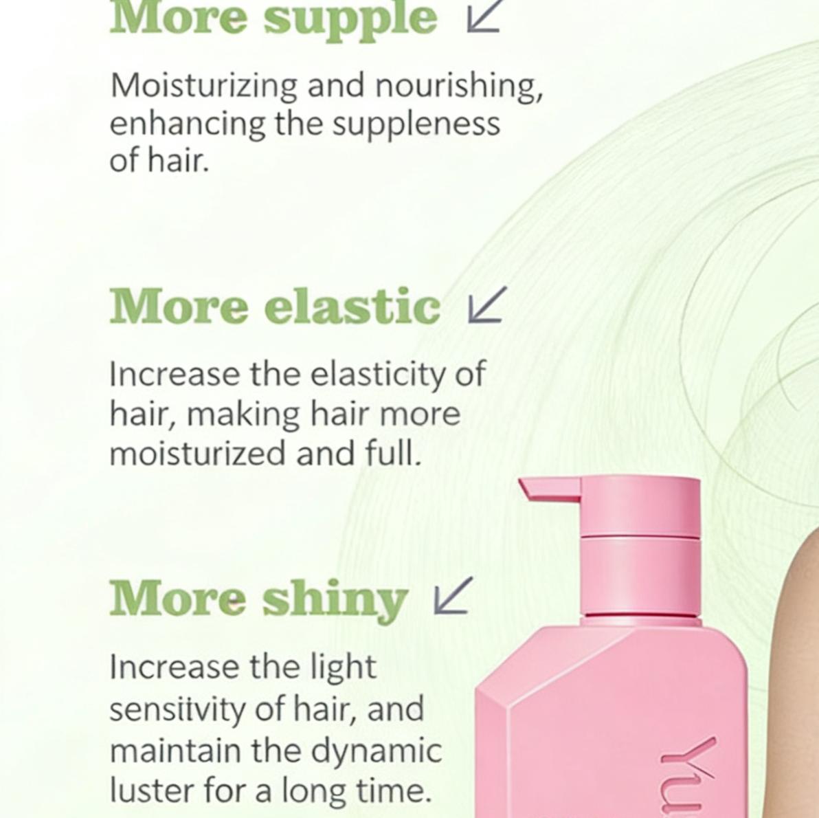 Yusofine Complete Hair Care 3in1 Set (Shampoo Pink, Conditioner Purple, Hair Mask Blue) Pampakinis, Pampakumpuni ng Buhok na Treatment Bundle Best Seller