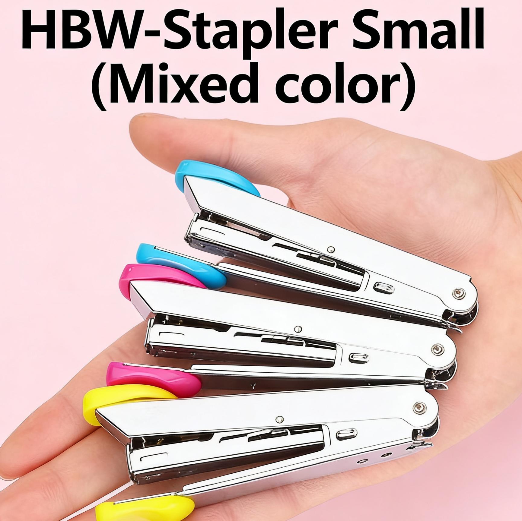 HBW Stapler Set Big & Small | Mixed Color Heavy Duty Office Stapler School Supplies