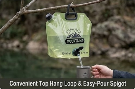 Foldable Water Bag Portable Collapsible Water Container