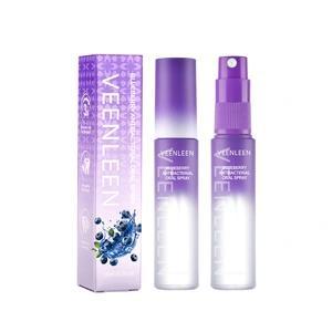 VEENLEEN Oral Spray 2in1 Set | Blueberry + Lime Mint | Fresh Breath Anytime, Kill Bad Breath | 15ml Portable