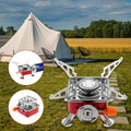 K-202 NAVI Portable Stove, Stainless Steel and Aluminum Alloy Burner for Picnic, Barbecue, Mountaineering, and Fishing