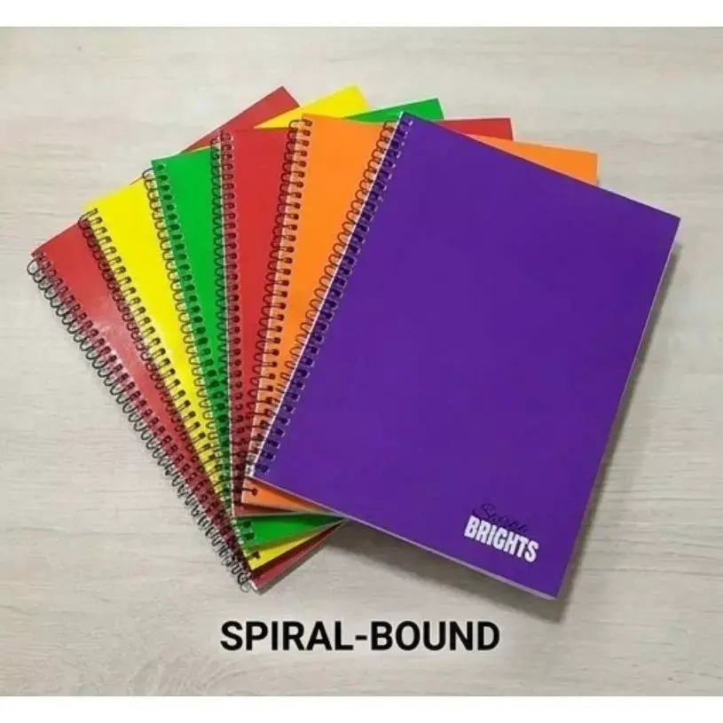 Notebook A5 Regular Size, 80 Leaves, Writing, Compososition, Spring,Yarn Assorted Colors - Pack of 10pcs
