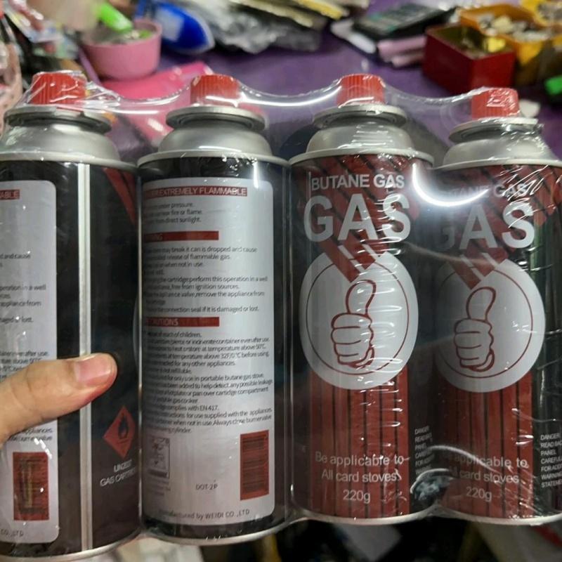 Portable Gas Stove Single Dual use with Case For Outdoor Mini Camping Villa Butane Gas