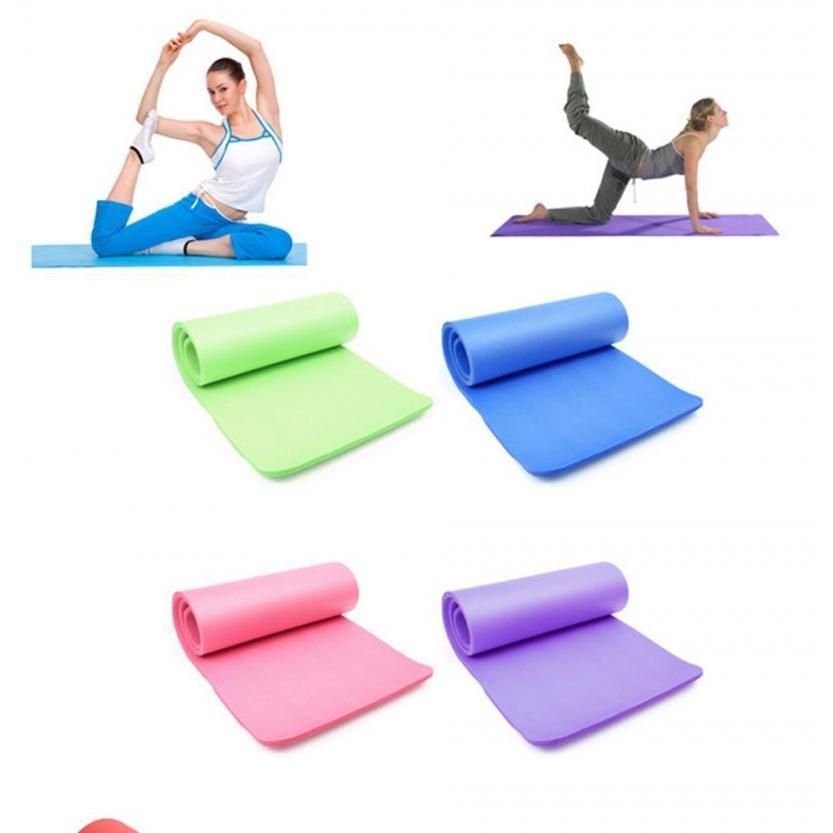 10MM/180×60 cm YOGA MAT Exercise PAD 10MM MAT(makapal)