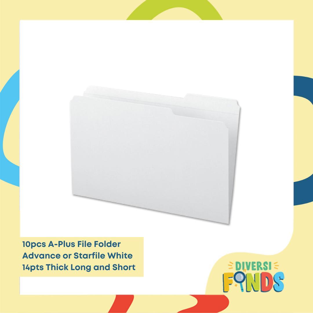 Random Brand 14pt Paper Folders (Short/Long, 100pcs)