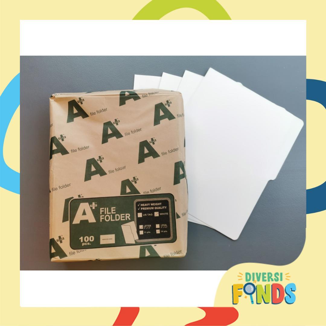 Random Brand 14pt Paper Folders (Short/Long, 100pcs)