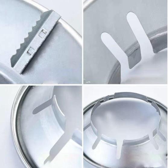Energy Saving Gas Stove Cover Windproof Disk Windshield Bracket Universal Round 8 claws