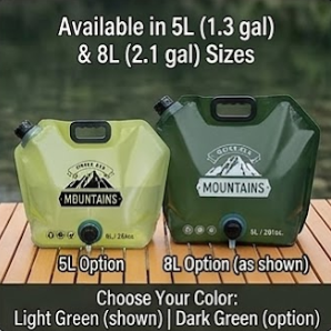 Foldable Water Bag Portable Collapsible Water Container