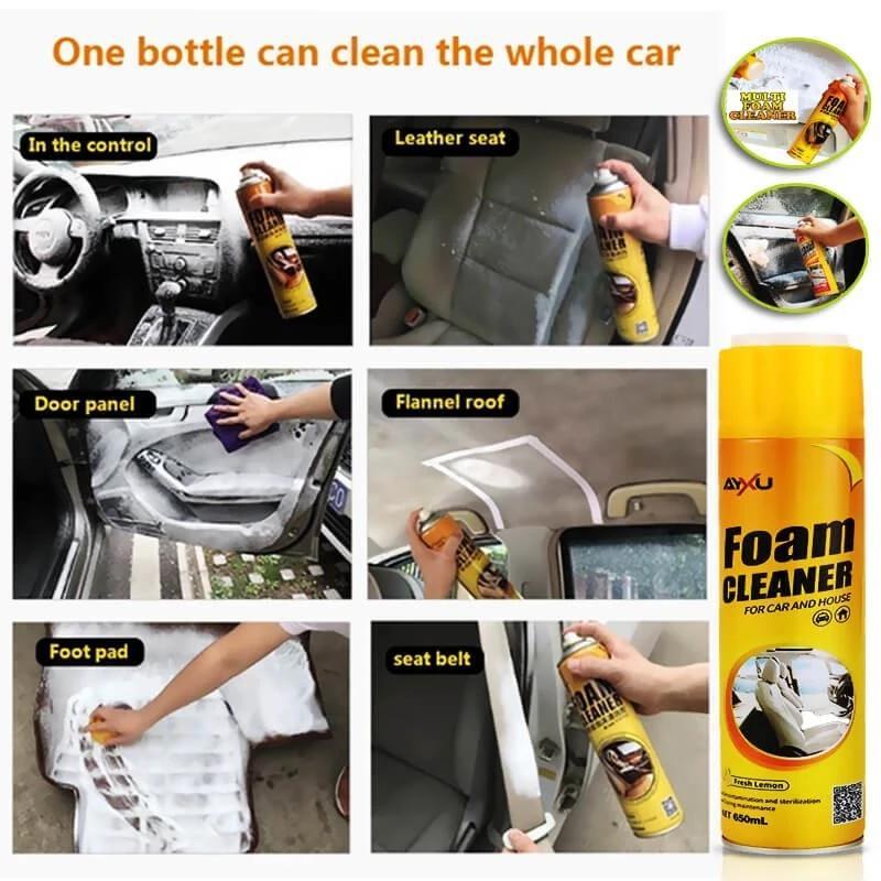 Foam Cleaner with Strong Stain Removal for Car and Home 650ml