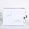 Magnetic Whiteboard Wall Mounted - 8x12 & 10x14 Pulgadas (20x30 ) - Space Saving Dry Erase Board para sa Bahay, Opisina, Silid-Aralan - Kasama ang Clipboard Feature